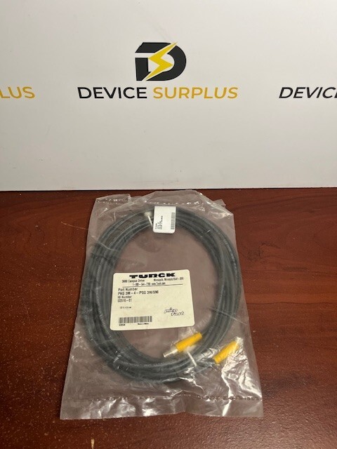 Turck PKG 3M-4-PSG 3M/S90 Flexlife Double Ended Cordset New