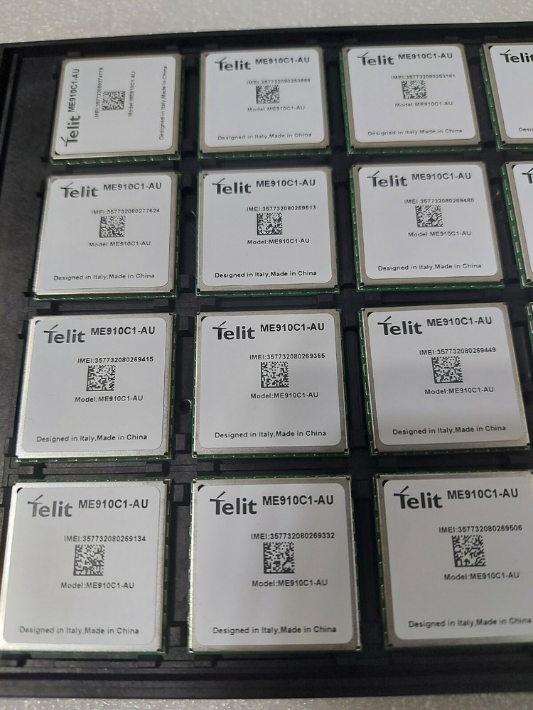 10 UNITS LOT Telit, GPS, M1 module ME910C1-AU-GNSS ME910C1A002T0U2000