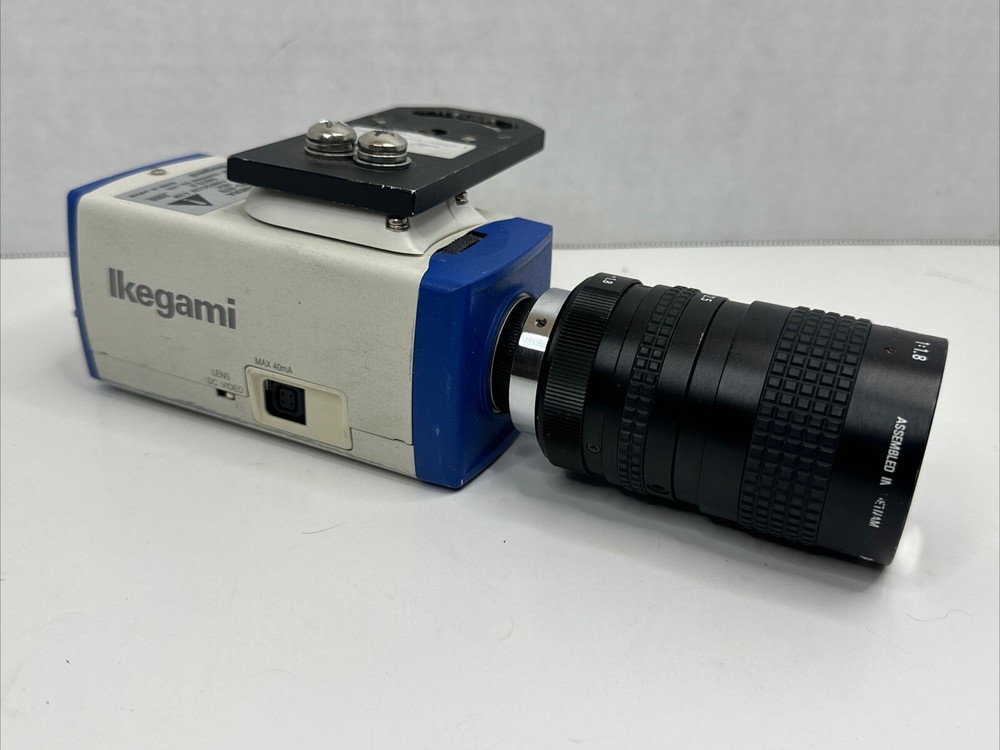 Ikegami ICD879 Color Camera 24v-ac 12v-dc With Pentax Lens