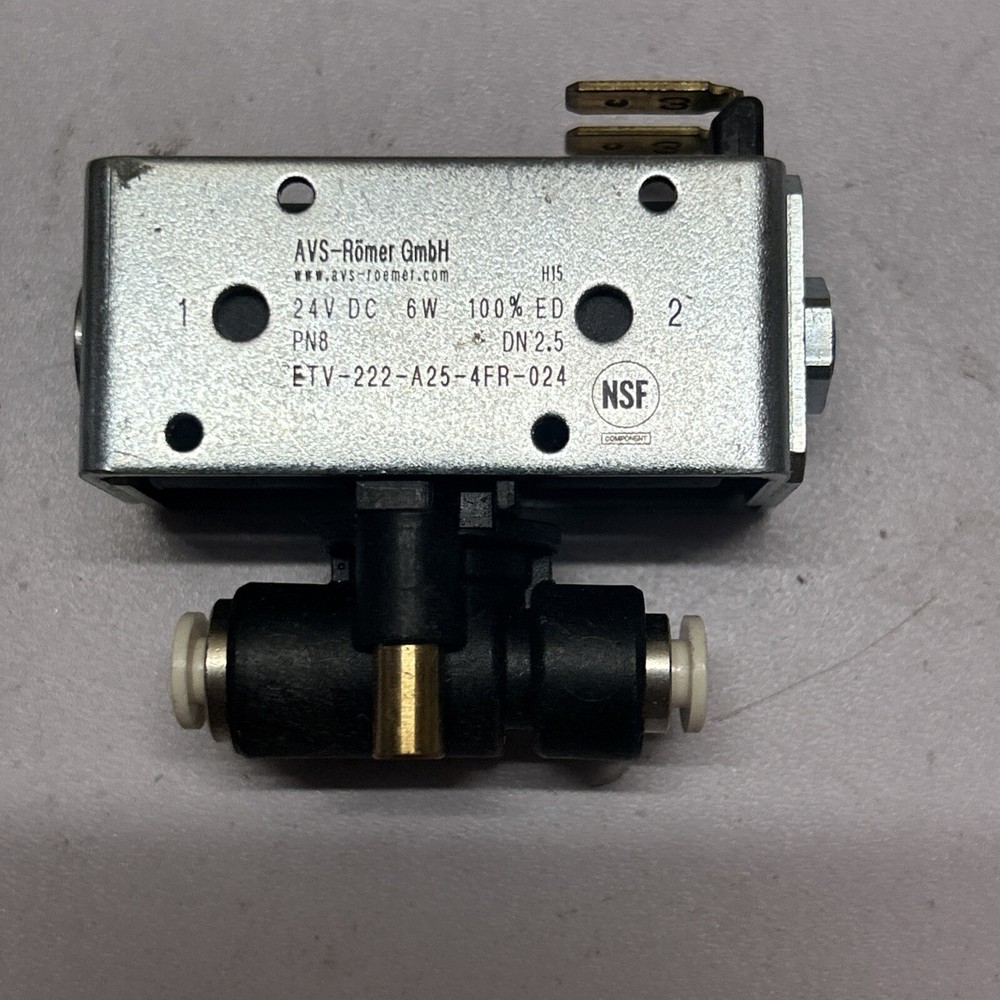 AVS-ROMER GmbH PN8 Valve Parts 24V DC 6W NSF ETV-222-A25-4FR-024