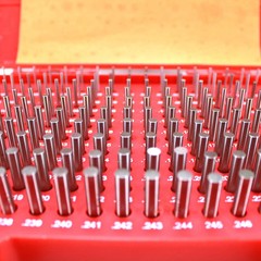 Pin Gauge Pin Gage Set 190/250pcs M1 M2 Class ZZ Metric Steel for Maintenance US