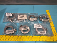 Lot of 7 AMAT 0690-01037 Clamp Hinged NW50 Wing – Nut & SXR – Closure AL, 193978