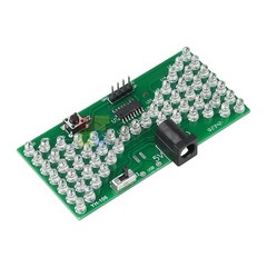 Electronic Hourglass DIY Kit Funny Practice Soldering Kit w/ LED DC Power Cable