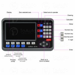 2/3/4/5Axis Digital Readout DRO TTL 5um Glass Linear Scale Encoder CNC Mill Lath