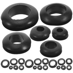 260 Pcs Electrical Wire Protector Grommet Rubber Gasket for Sealing Wires