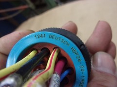 Deutsch HDP26-24-19SE-L017 Cable Wire Harness Cord Female Connector 19 Pin Plug