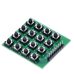 8pin 4×4 Matrix 16 Keys Button Keypad Keyboard Breadboard Module MCU for Diy Kit