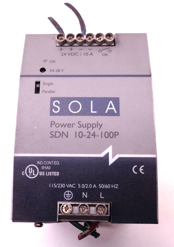 SOLA SDN 10-24-100P OVP POWER SUPPLY**READ**