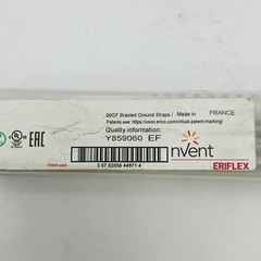 (Pack Of 10) nVent Erico Eriflex 99GF 6-1/2” Braided Ground Straps 1/4″ Hole NEW