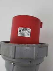 4100P7W Globetron 100A 3p+G 480v Pin and Sleeve Plug IP67 *NEXT DAY OPTION*