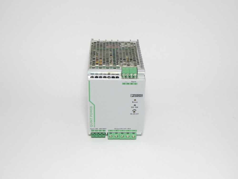 Phoenix Contact 2866802 QUINT-PS/3AC/24DC/40 DIN-Rail Mount Power Supply