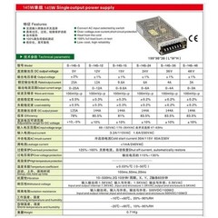 S-145-24 1PCS New Switching Power Supply 6A 24V 145W S-145-24 One-year Warranty