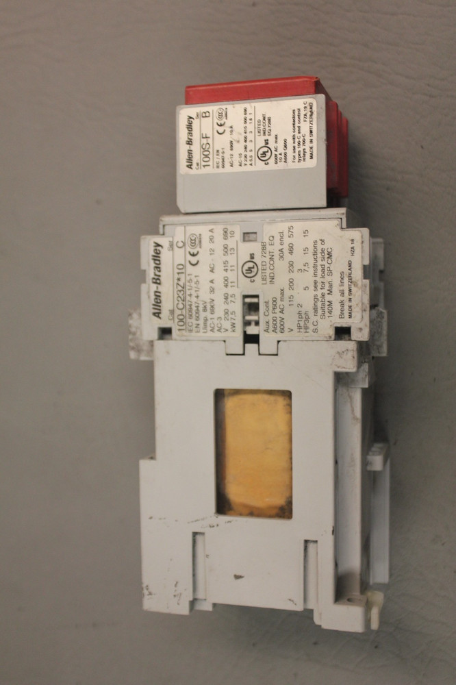 ALLEN-BRADLEY CONTACTOR 100-C23Z*10 SER C/ 100S-F SER B