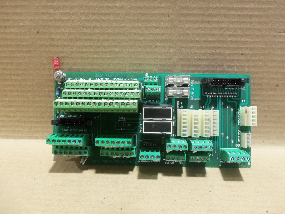 Peco 5900-850-950 Rev D Driver Circuit Board Card