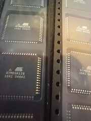 2 ea ATMEL ATMEGA128-16AI IC MCU 8BIT 128KB FLASH **NOT CHINESE** -SHIPS FREE-
