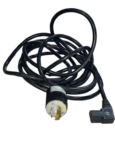 NEMA L6-15P to Right Angle C13 Power Cord – 15ft, 39M5107,15A/250V, 14/3 SJT 19z