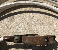 Mueller Heavy Duty Grounding Cables Electric Copper Clips Attached Vintage