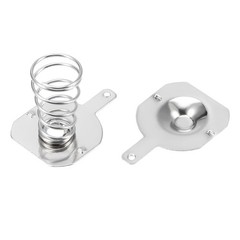 16.5mmx16mm Negative to Positive Conversion Spring Plate 18650 Battery,20Pairs