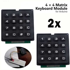 2PCS 4 x 4 Matrix Array 16 Keys 4*4 Switch Keypad Keyboard Module for US