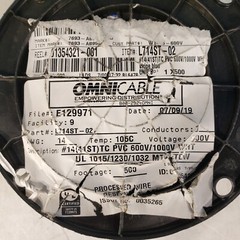 PRICE PER FOOT – Omnicable L714ST-02 Single Conductor 14 AWG 600V 105⁰C