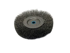 NEW Weiler 6” x 3/4” 5/8” – 1/2” Bore 0.012” Wire Crimped Steel Wire Wheel Brush
