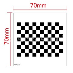 1pc Film Calibration Board Checkerboard Optical Calibration Board Machine Vision