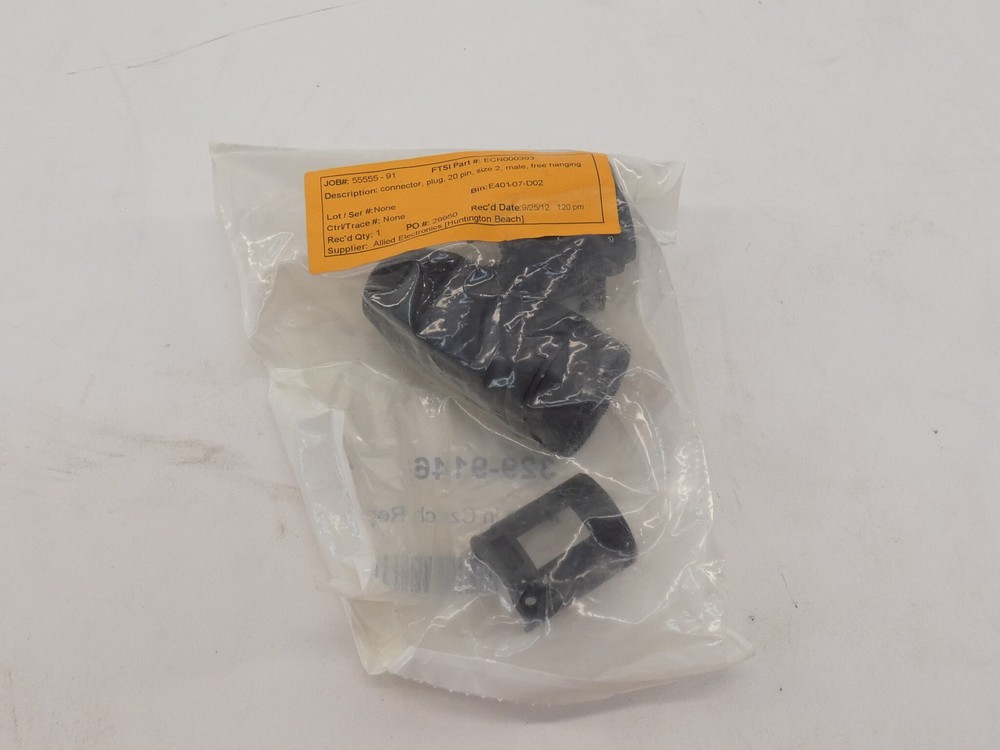 Amphenol C016 101019 003 2 Male Connector 20 Pin Size 2 Free Hanging – NEW Su…
