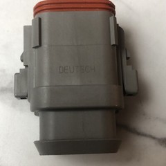 10x DT06-08SA-E008 Deutsch DT 8-Pin Plug Connector Kit Gray A-Key Shrink Boot