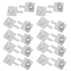 20 Pcs Battery Spring Clip Button Top Adapter Compartment Springs