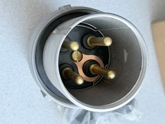 NEW APPLETON AEP10463 100A 4 Pole 3 Wire Clamping Ring Plug, Style 2, Aluminum