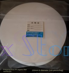 Polypropylene PP microporous filtration membrane diameter 15CM aperture 0.45um