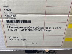 SMARTWIRE 4 ELEMENT ACCESS CONTROL CABLE 18-04+22-3P+22-02+22-04 1000FT ORANGE