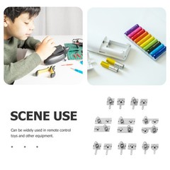 1 Set Battery Contact Batteries Metal Spring Battery Spring Contact Plate for