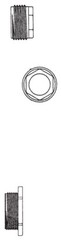 SEPCO CR9, 1-1/2″ x 1″, Zinc Plated STL, Flush, Rigid Con Reducing Bushing, 1 pc