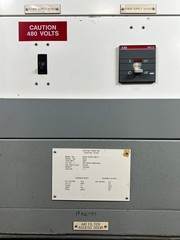 Custom Power BCF6-24100-480-3 Battery Charger, In: 480VAC Out: 24VDC 2.4KW (Used