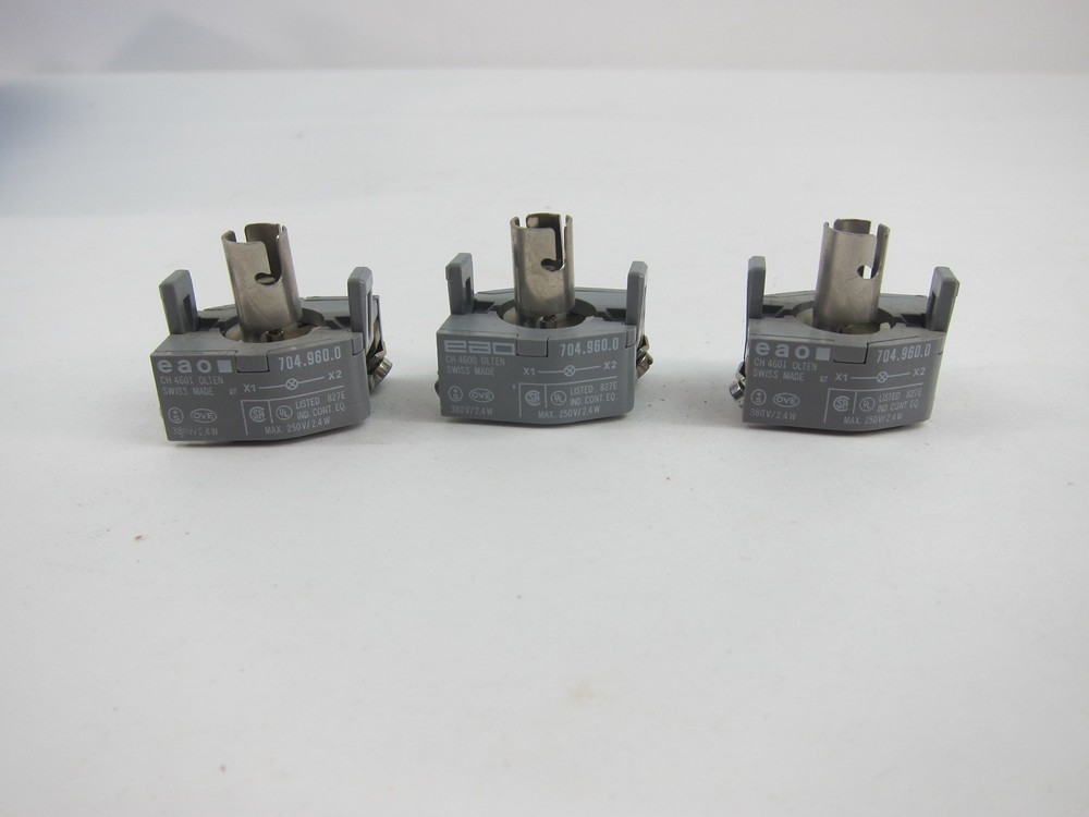 NEW Lot Of 3 EAO 704-960.0 Reducing Ring 7049600