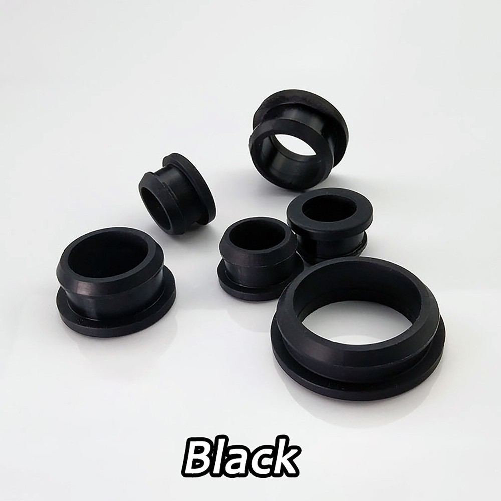Snap On Grommets Silicone Rubber Plug Bung Cable Wiring Protect Bush 4.5mm~30mm