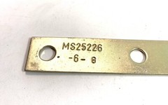 QTY-2 MS25226-6-8 cadmium plated 8 hole BUS bar conductor terminal link 11 x 5/8