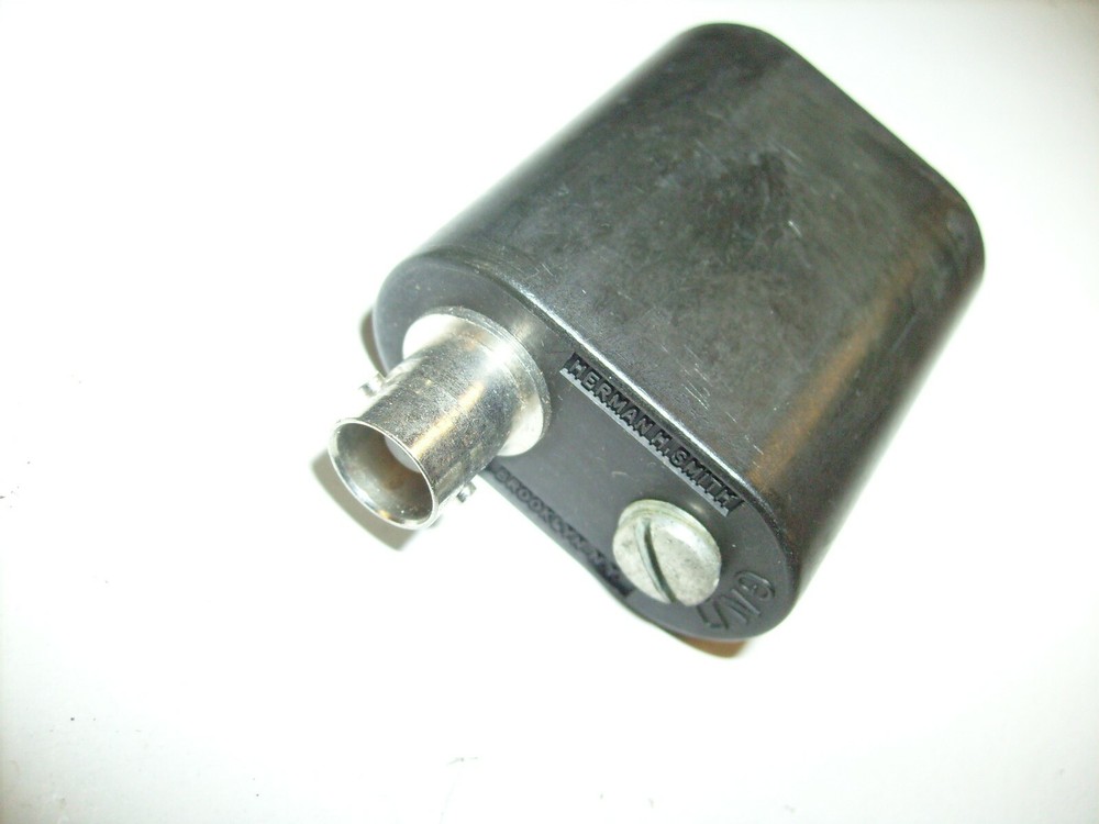 Vintage Herman H Smith BNC Connector , 2 pin adapter