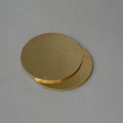 H62 Brass Circular Plate Metal Flat Foil Sheet Multiple Sizes Thickness 0.8-3mm