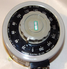 YAMABISHI ELECTRIC VOLT SLIDER/VARIABLE TRANSFORMER/VARIAC! TYPE S-260-3 260V/3A