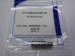 Midwest Microwave ATT-0290-22-HEX-02 M/FM 22db 18GHz 2W SMA Minipad Attenuator