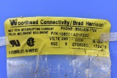 WOODHEAD Brad Harrison 106001A01F200, 20′ Mini-Change Female Single-Ended Cable