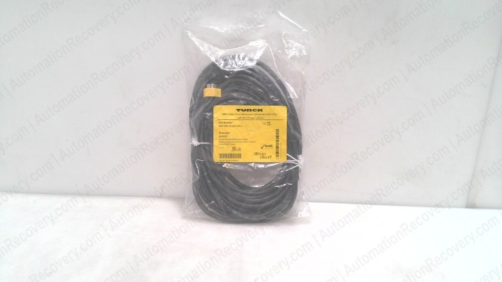 TURCK EKRT-ESRT-A5.500-GC2K-5, DOUBLE-ENDED CORDSET, UX19127, NEW #345428