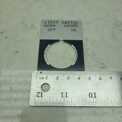 8 Pack Allen Bradley 30mm Push Button Legend Plate ON OFF *New See Pictures