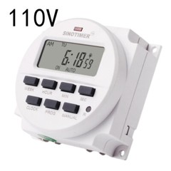 TM618SH 5/12/24V 110V 220V 1 Second Interval Digital LCD Timer Switch Time Relay
