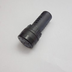 1pc 22mm Intermittent Black Buzzer 12V DC/AC 10CM/90-100DB Screw Terminal
