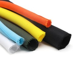 Φ5-60MM Open-Ended Split Braided Expandable Sleeving Loom Wrap Wire Cable Sheath