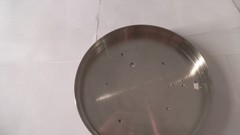 Aluminum cover Nickel plated, 6-9/16″ OD x point 960″ tall