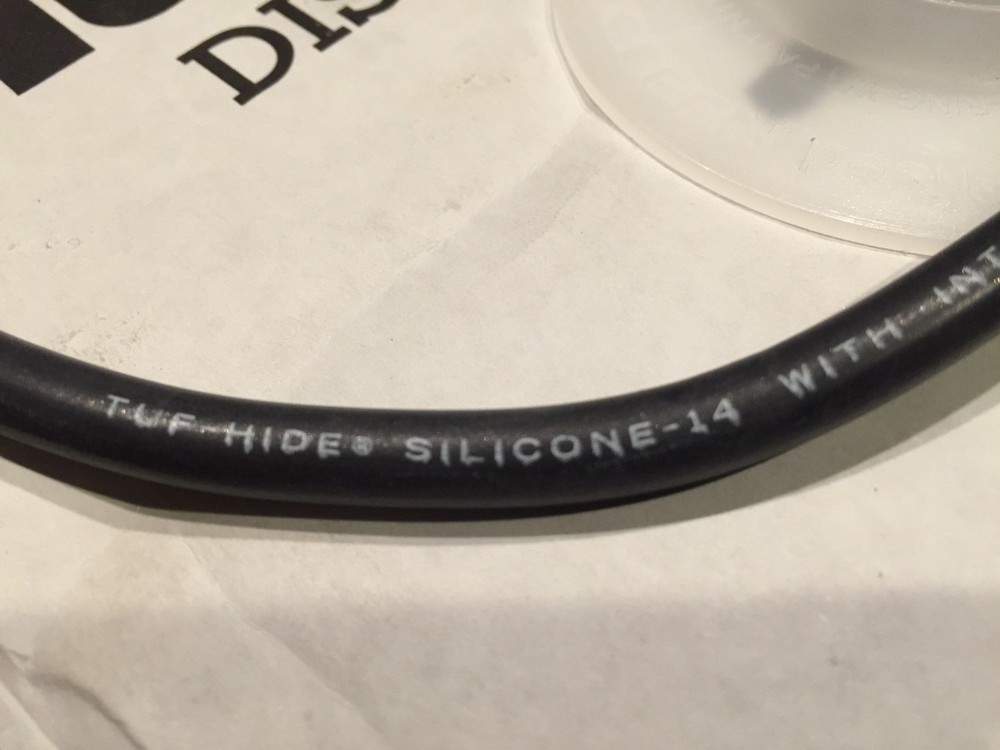 NEON & BEER TRANSFORMER GTO WIRE SILICONE, BLACK 15,000V 20′ LENGTH, SUPER FLEX!
